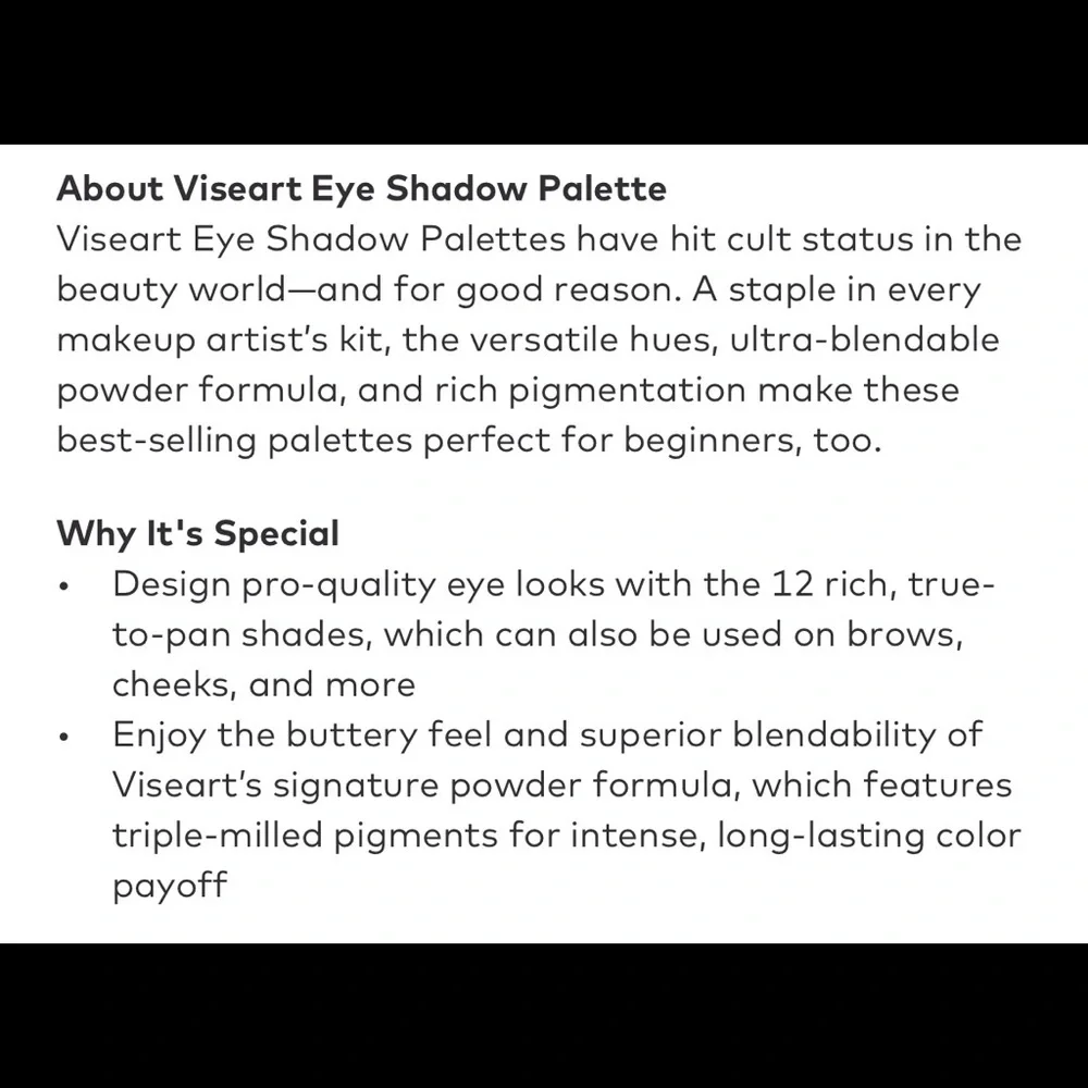 ✨ VISEART Eye Shadow Palette / 14 Neutral Mattes